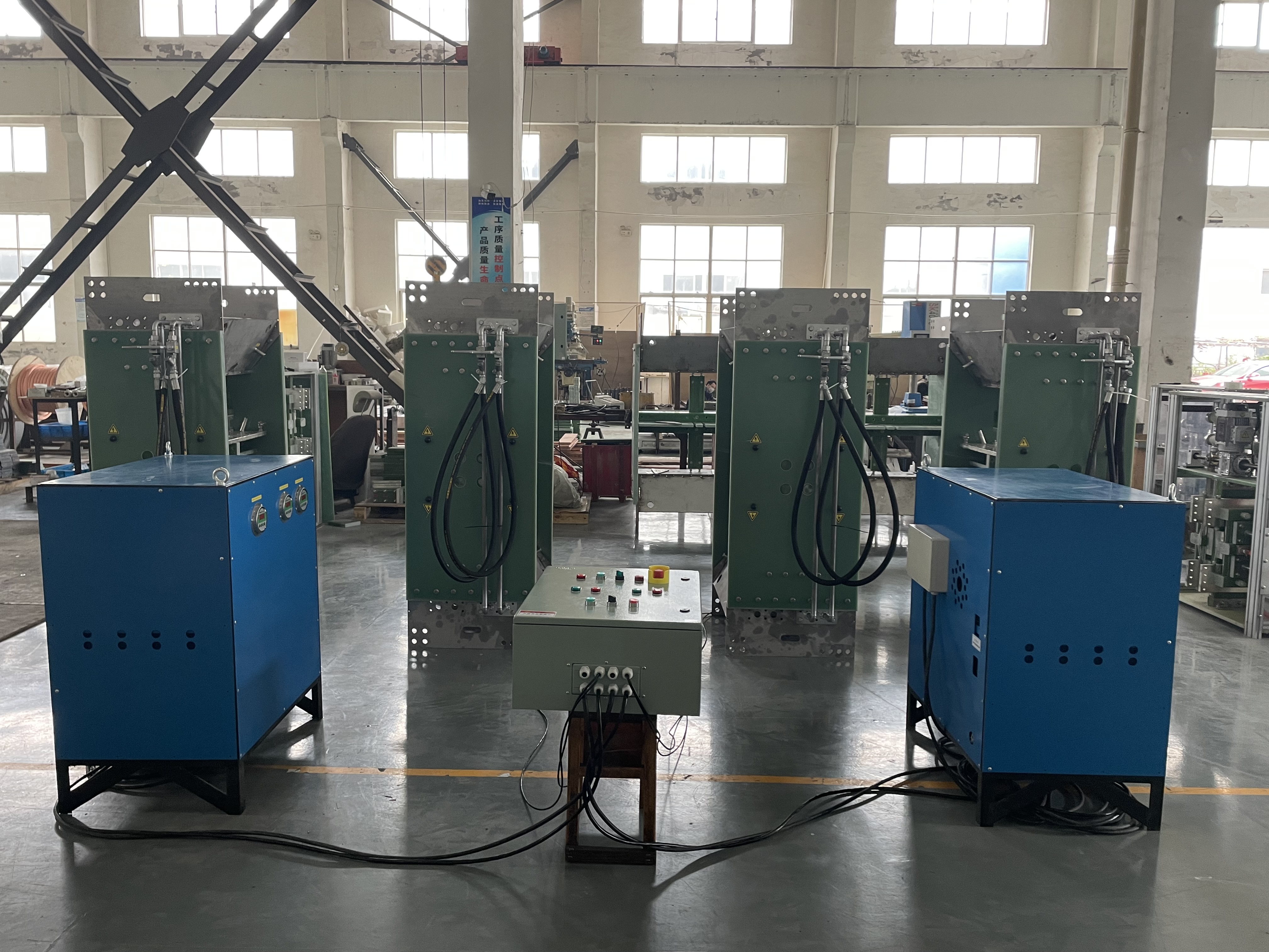 90T分體式智能液壓換爐開關現場直拍